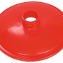 Roter Ersatzdeckel aus Kunststoff für Comfort Getränkefässer (60-150 l).