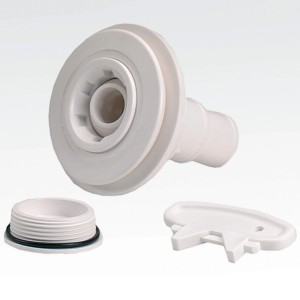 Summer Fun Rücklaufdüse aus Kunststoff mit Winterverschlusskappe und Schlüssel.