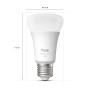 Philips Hue E27 LED-Lampe, 8,1W, 1100lm, White & Color, 1er-Pack. Smarte Beleuchtung für Ihr Zuhause.
