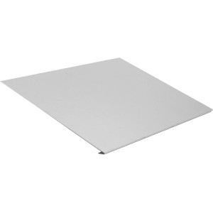 Traufstreifen aus Aluminium, natur, 250x2000mm, für Dachbleche.