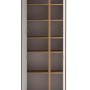 Offener Held Möbel Seitenschrank Ancona, 65 cm, matt Grau-Wotaneiche, mit Einlegeböden.