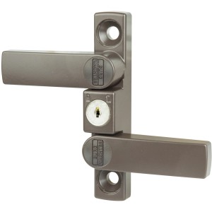 Burg-Wächter Winsafe WS 22 Fenstersicherung in Graubraun für erhöhte Sicherheit.