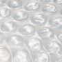 Transparente Luftpolsterfolie (0,5 m x 5 m) zum Schutz empfindlicher Gegenstände.