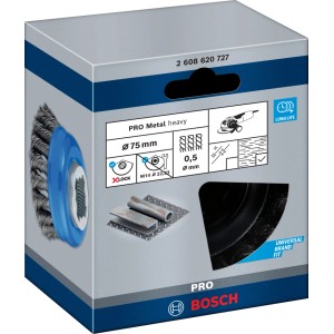 Bosch X-Lock Topfbürste Heavy for Metal Ø 75 mm