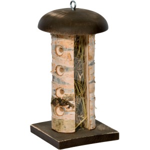 Insektenhotel für Marienkäfer u. a. Insekten mit Heu