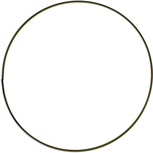 Glorex Metallring Schwarz 20 cm