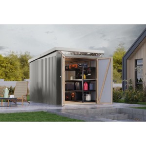 Karibu Metallgerätehaus Neos 2,5 Graualuminium