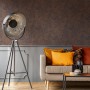 Superfresco Easy Vliestapete Fenne Dark Rust-brown mit Dschungel-Motiv im Wohnraum.