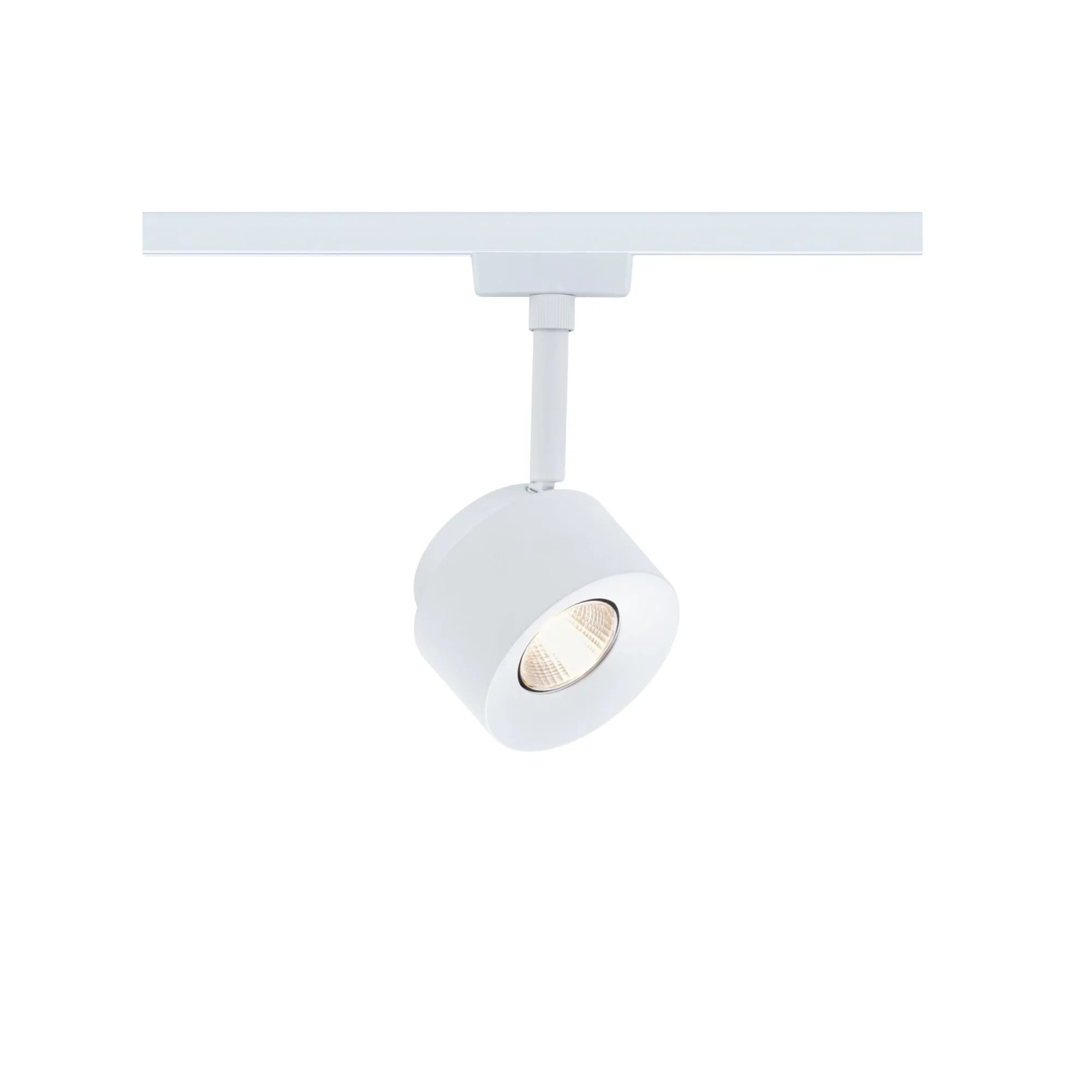 Paulmann LED-Schienenspot Pane, signalweiß, warmweißes Licht, für URail-Schienensysteme.