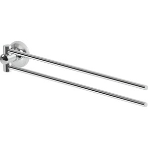 Spirella Handtuchhalter Campagne schwenkbar Chrom 2-armig 59 cm