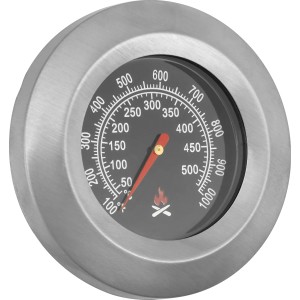 Jamestown Thermometer für Kugelgrill Brock Ø 47/57 cm. Grillthermometer mit Temperaturanzeige.