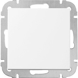 Schalter Finnja, Weiß Matt, zur Unterputz-Montage. Wandschalter für den Innenbereich.