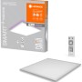 Ledvance LED-Deckenleuchte Planon Plus, 45x45 cm, mit Fernbedienung und Verpackung.