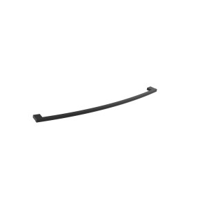 Fackelmann Badmöbel Möbelgriff Relinggriff gebogen 544 mm Schwarz Matt