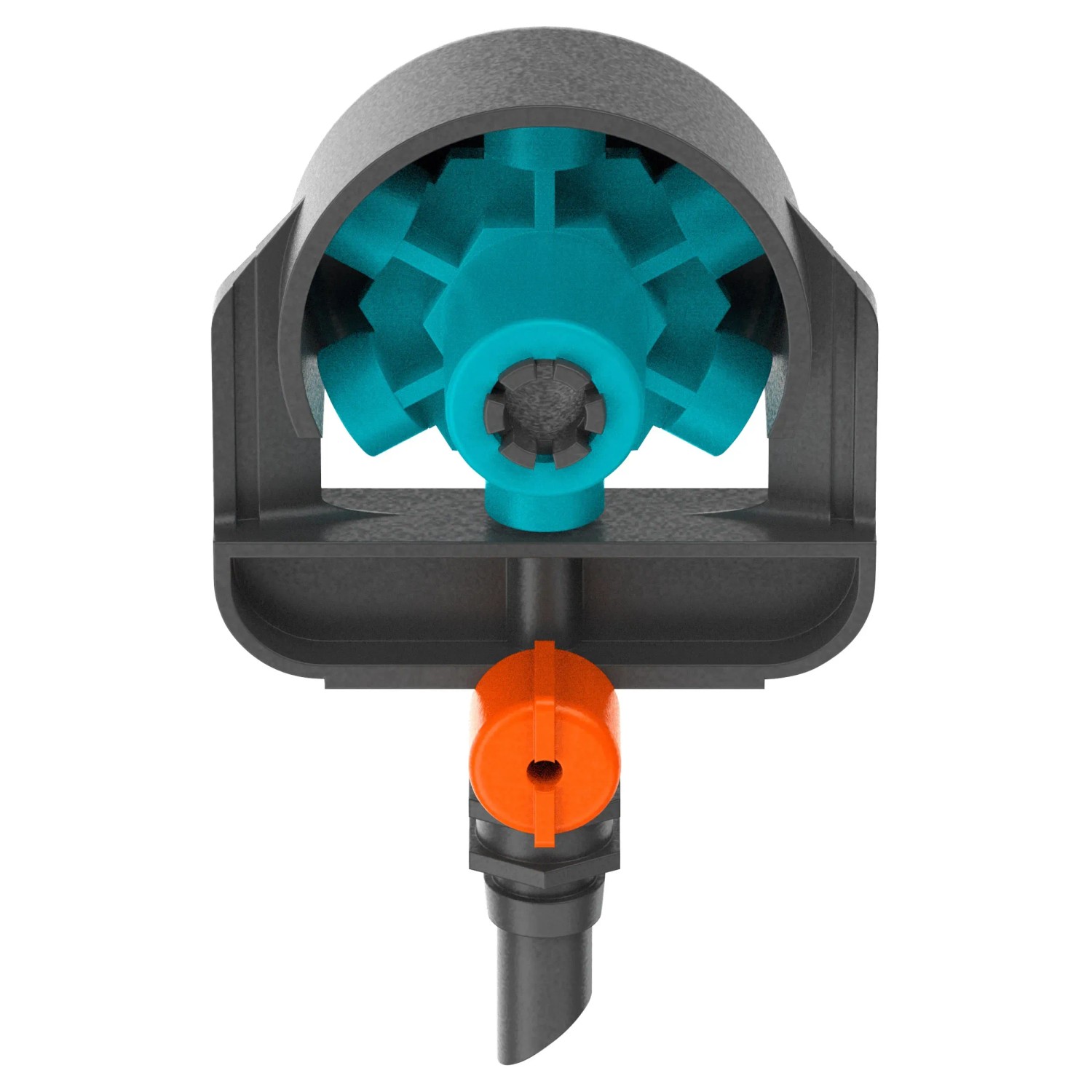 Gardena 6 in 1 Sprühdüse für Micro-Drip-Systeme, flexible Bewässerung mit 6 Sprühbildern.