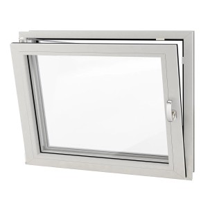 Roro Fenster Eco Kunststoff-Profil Weiß 100 cm x 50 cm DIN L