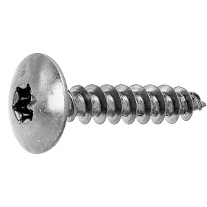 Holzschraube Flachrundkopf Ø 6 mm x 30 mm Edelstahl A2 4 Stück