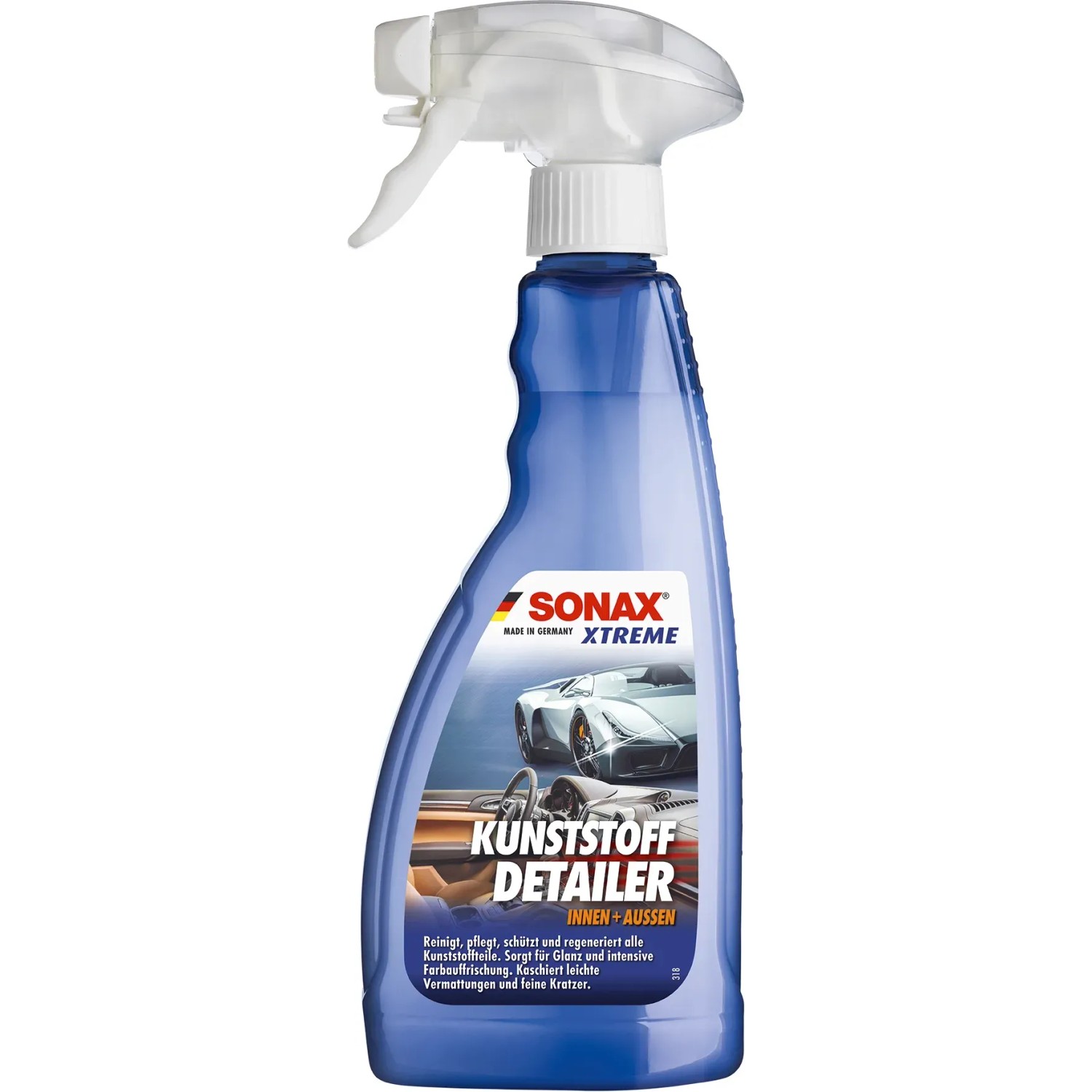 SONAX XTREME Auto Innen Reiniger Set – Kunststoff Detailer 500ml + Zubehör