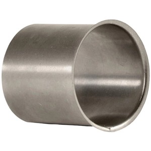 Bertrams Wandfutter einfach feueraluminiert Ø 150 mm Silber