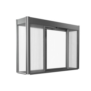 Biohort Florentina Gewächshausaufsatz für Hochbeet, Quarzgrau-Metallic, 2x0,5m.