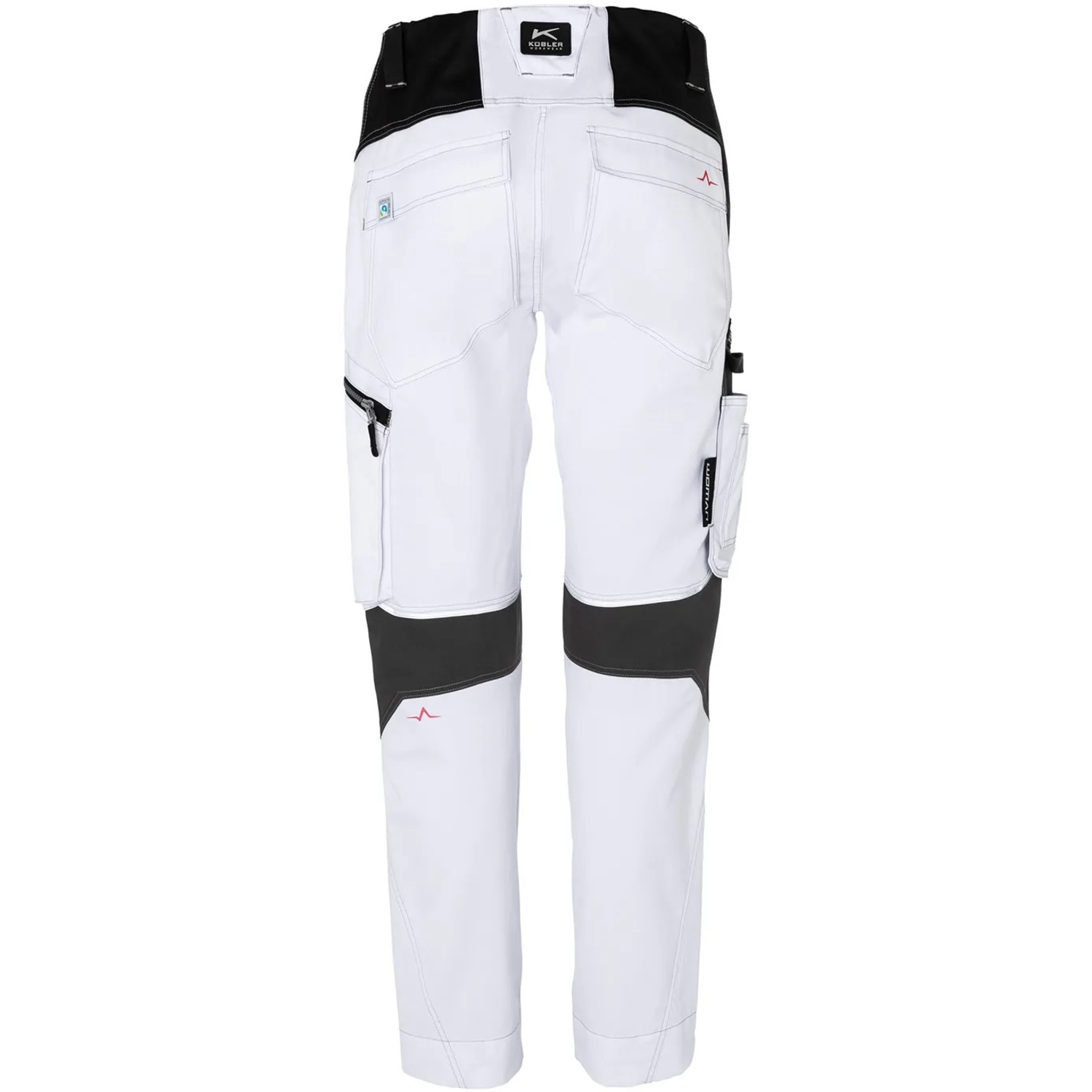 KÜBLER Pulse Damen Arbeitshose Mit Stretch - Professionelle Workwear Für Handwerk & Industrie Mit 10 Taschen