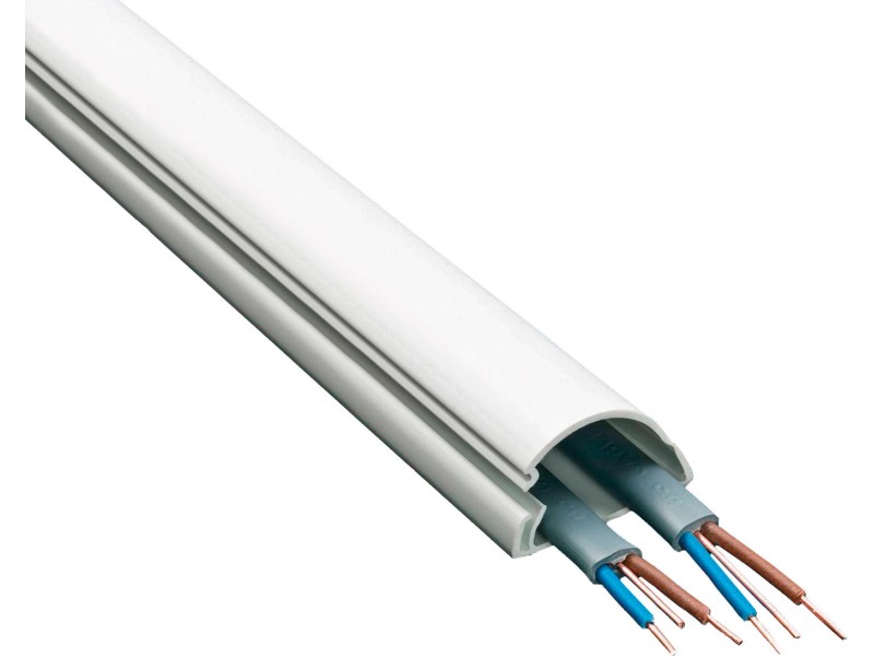 D-Line Kabelkanal selbstklebend 6 x 40 cm inkl Verbindungsstücke