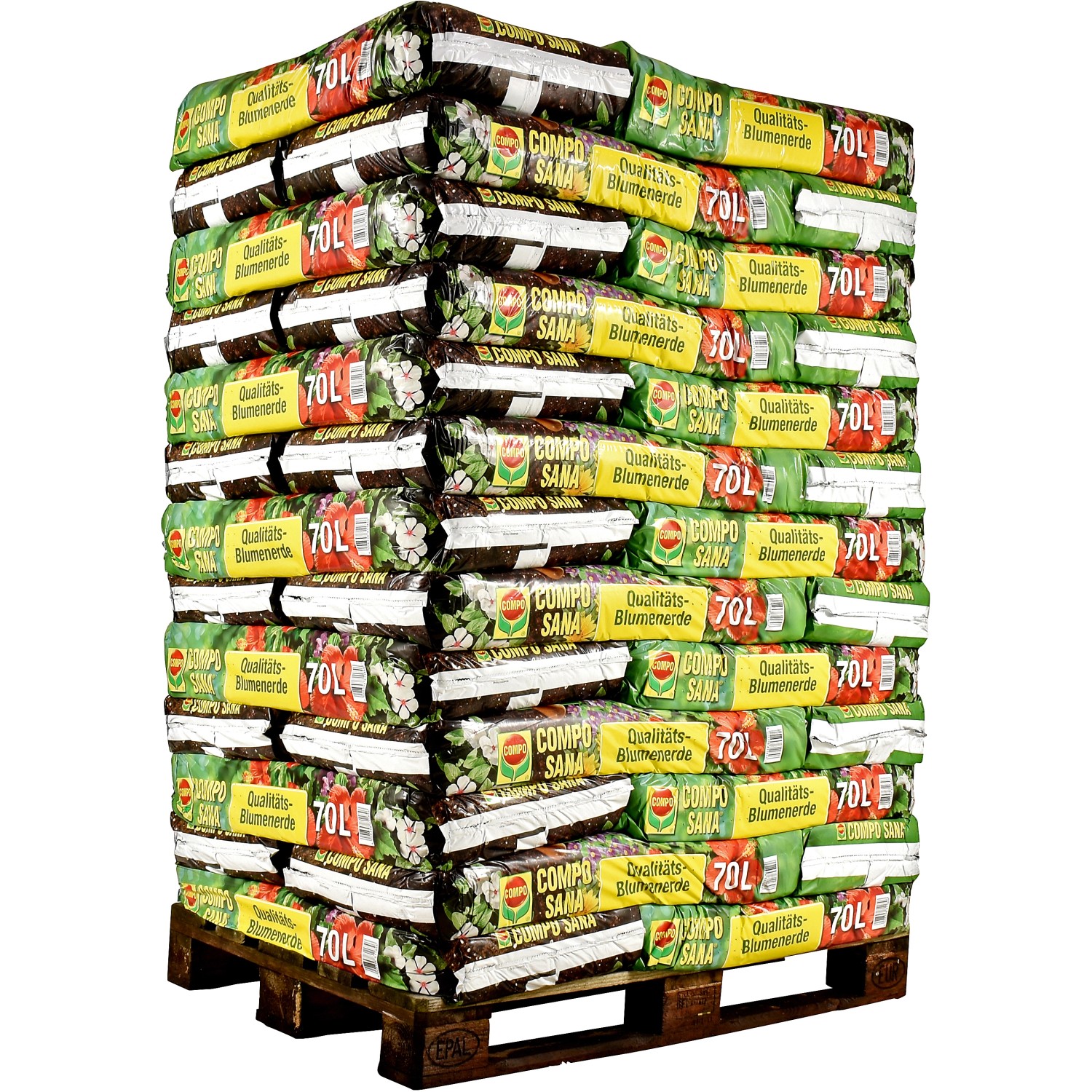 Compo Sana QualitätsBlumenerde 2.730 l (39 x 70 l) 1 Palette kaufen