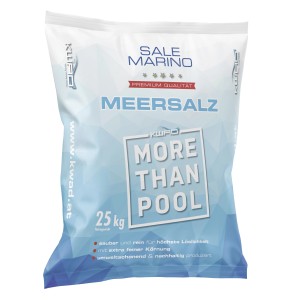 Chemoform Meersalz Premium, 25kg Sack für klares Poolwasser.