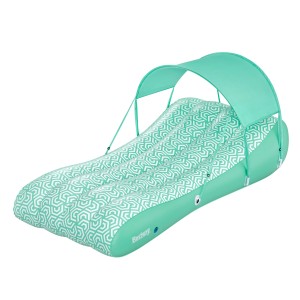 Bestway Luftmatratze Comfy Chill mit Sonnenschutzdach 178 cm x 102 cm