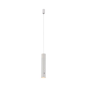 Weiße LED-Akku-Pendelleuchte Just Light, 120 cm, für den Innenbereich.