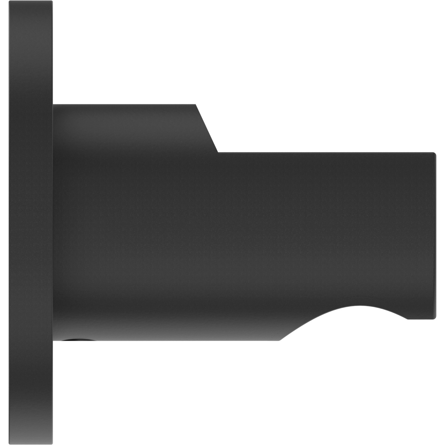 Ideal Standard Brausehalter Idealrain rund, Silk Black. Halterung für Handbrause, runde Rosette.