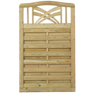 Plus Holz Sichtschutzzaun Rondo Nadelholz druckimprägniert 90 cm x 142/146 cm