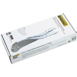 Proxxon Ring-Maulschlüsselsatz, 21-teilig (6-32mm) im Karton. Schlüssel aus Chrom-Vanadium-Stahl.