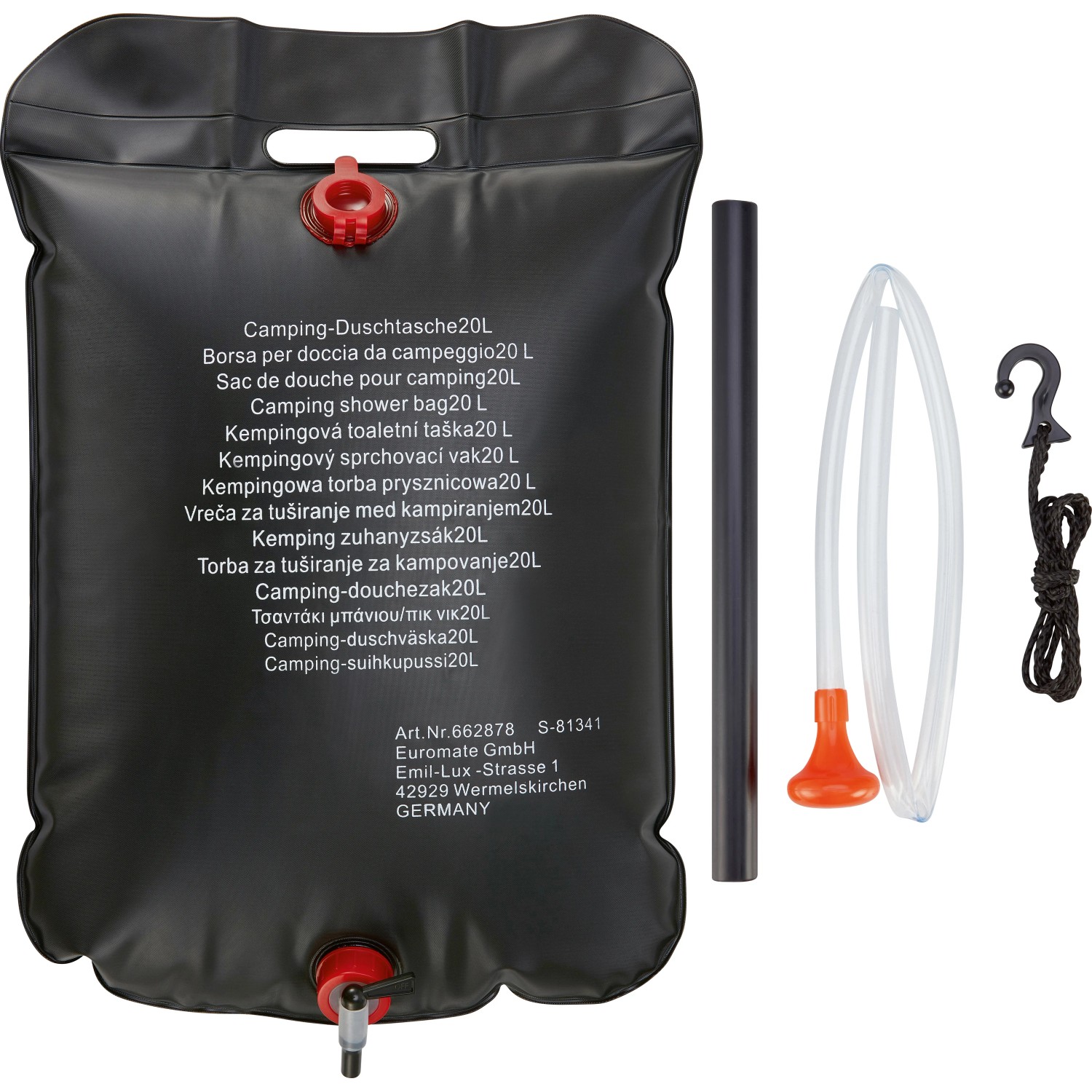 Fiezkaa XL Netz-Duschtasche – Faltbar, Waschbar, Perfekt Für Wohnheim, Camping & Fitness