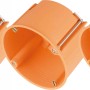 Hohlwanddosen, orange, Ø 68 mm, 10er-Set für Schalter und Steckdosen in Hohlwänden.