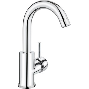 baliv Waschtischarmatur WT-240 Chrom, Einhebelmischer für Waschbecken.