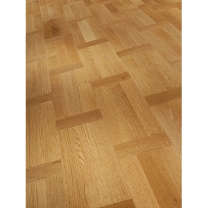 Parador Parkett Trendtime 9 Natur Eiche, geölt, Flechtmuster für stilvolle Bodenbeläge.