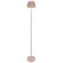 Brilo Akku-Stehleuchte Riffle Dimmbar Touch Lichtkante Beige
