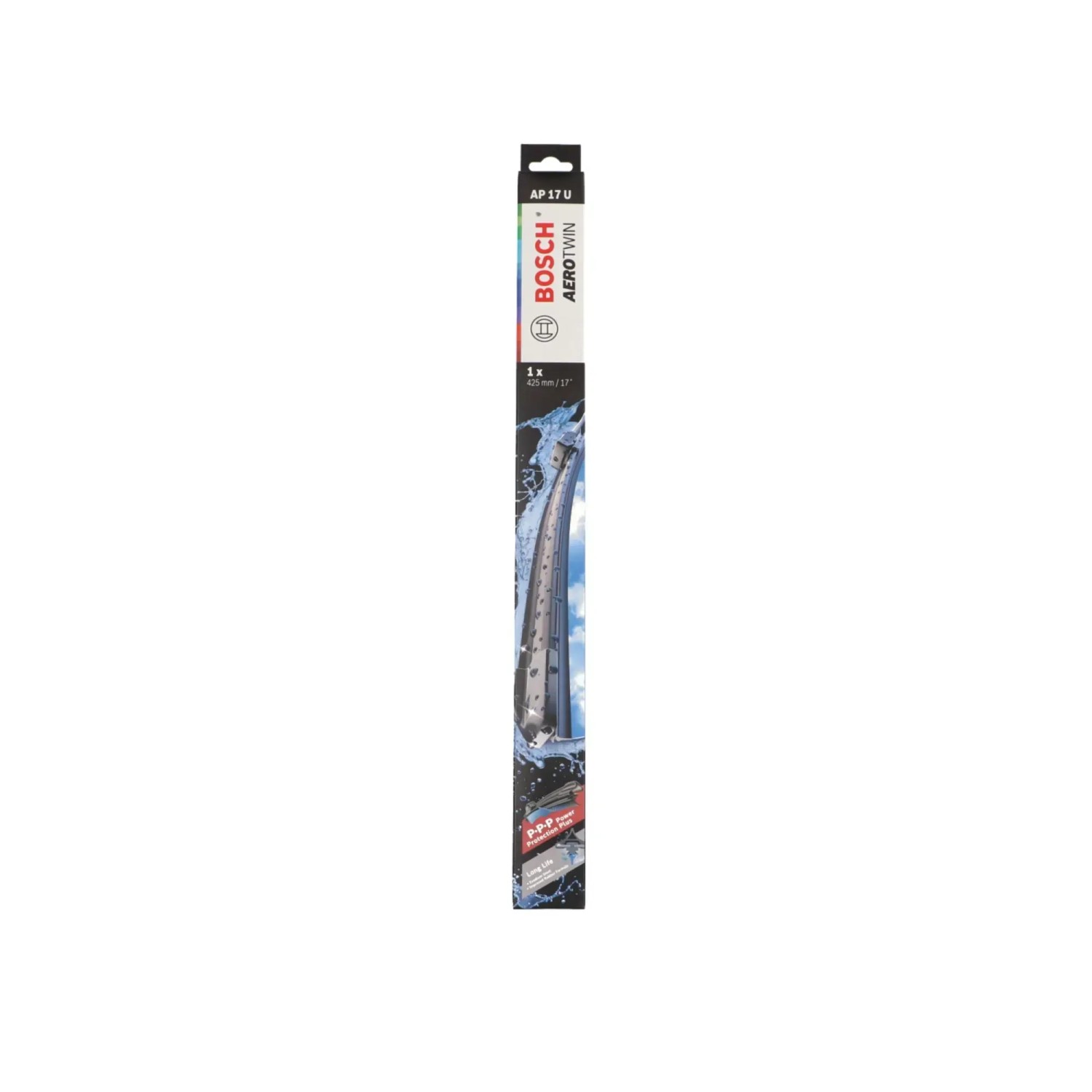 Bosch Aerotwin AP17U Wischblatt, 42,5 cm, für klare Sicht bei jedem Wetter.