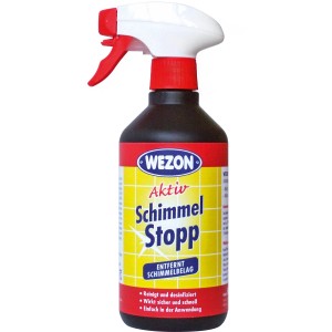Wezon Schimmelstopp 500ml Flasche mit Sprühkopf, zur Schimmelentfernung.