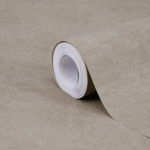 Rolle braune Vliestapete Plain von LOOKS by Wolfgang Joop, Dekorative Tapete mit feiner Struktur.