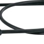 Schwarzes Schwaiger USB 3.0 A auf USB 3.1 Type C Ladekabel, ca. 15cm lang.