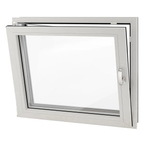 Roro Fenster Eco Kunststoff-Profil Weiß 100 cm x 60 cm DIN L