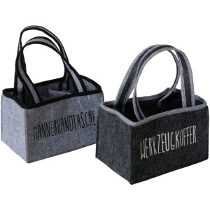 Boltze Flaschenträger Männersache, 2-fach sortiert in Schwarz und Grau.