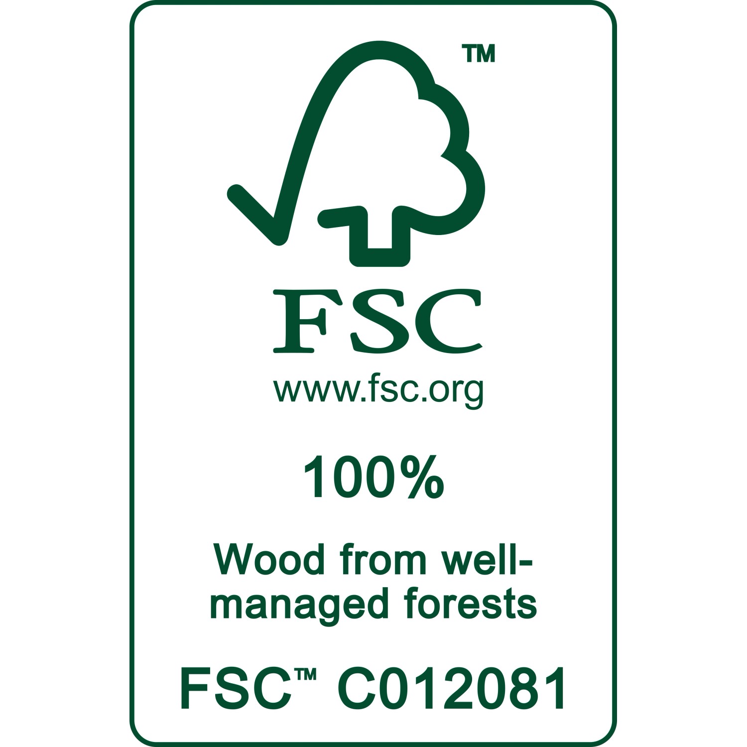 FSC-Siegel: 100% Holz aus verantwortungsvoller Waldwirtschaft für Lounge-Set Lipson.