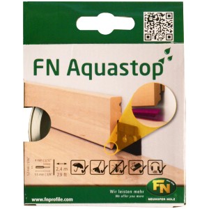 FN Neuhofer Aquastop Dichtlippe für Sockelleisten, selbstklebend, 9,4x1x2400 mm.