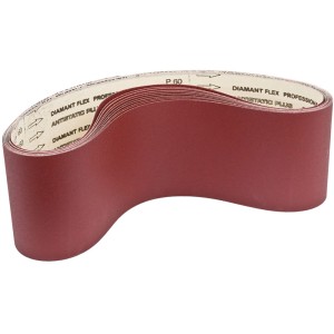 Holzmann Schleifbandset, 10-teilig, für Kantenschleifmaschine KOS2510. Schleifbänder in verschiedenen Körnungen.