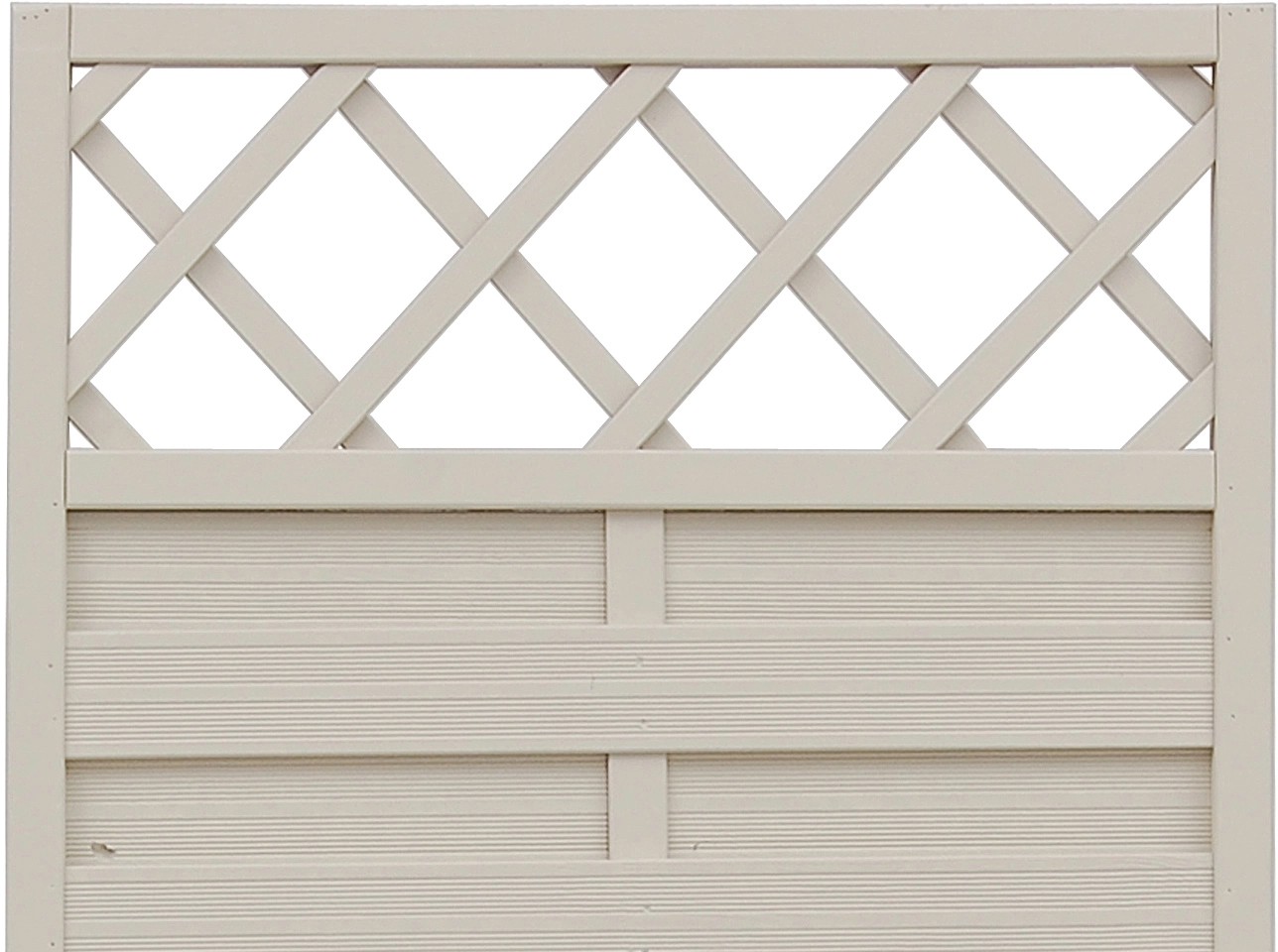 SichtschutzzaunElement Country Cream lasiert 180 cm x 90 cm kaufen bei OBI