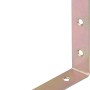 Gelb verzinkter Stuhlwinkel 100x100x19 mm für Holzkonstruktionen.