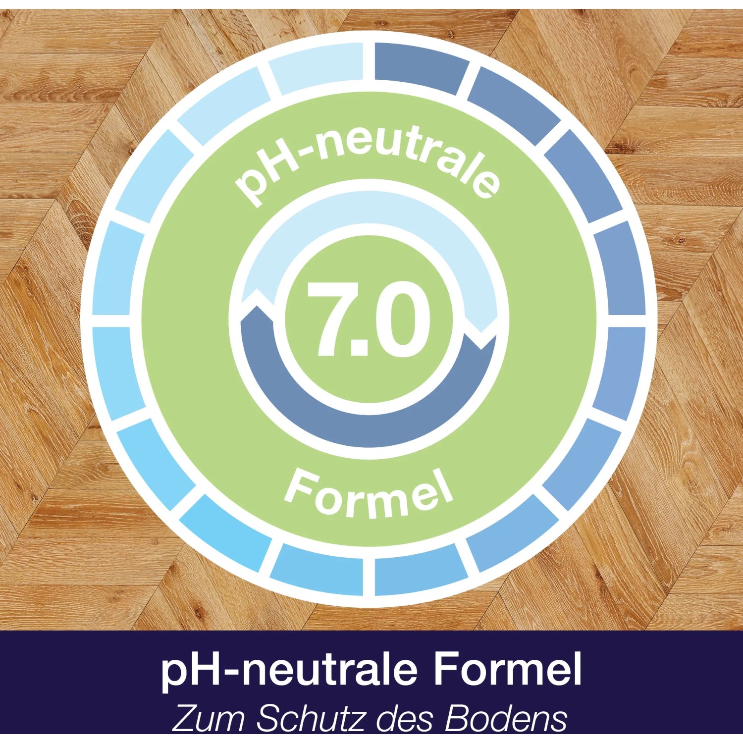 pH-neutrale Formel des Bona Parkettreinigers zum Schutz des Bodens.